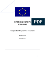 Interreg Europe 2021-2027 CP Final Version September 2021