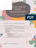 Social Issues Thesis - Child Poverty by Slidesgo