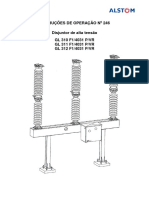 Instruções de Operação N 246 Disjuntor de Alta Tensão GL 310 F1/4031 P/VR GL 311 F1/4031 P/VR GL 312 F1/4031 P/VR