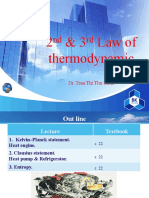 2nd - 3rd Thermodynamic Law LECTURE