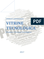 Vitrine Tecnológica - Produtos e Processos Tecnológicos