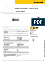 B8151-0 Accessories For Sensors and Actuators - Field-Wireable Connector M12 × 1 Female Connector, Straight