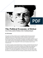 The Political Economy of Defeat - Leon Trotsky and The Problems of The Transitional Epoch