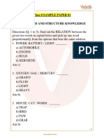 IEO English Sample Paper 1 For Class 8