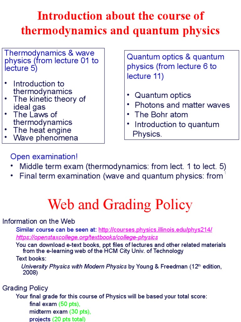 Lecture 00 - Introduction About The Course | PDF