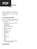 Python - Environment Setup