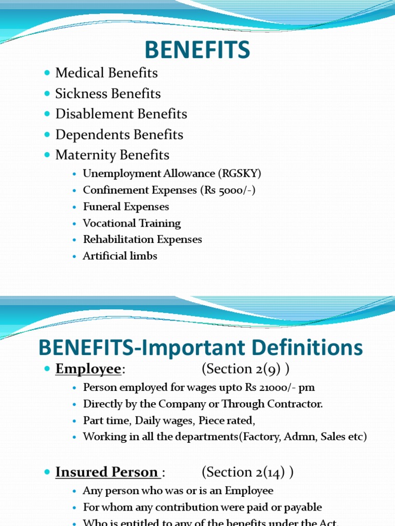 esic-benefit-details-pdf-welfare-employment