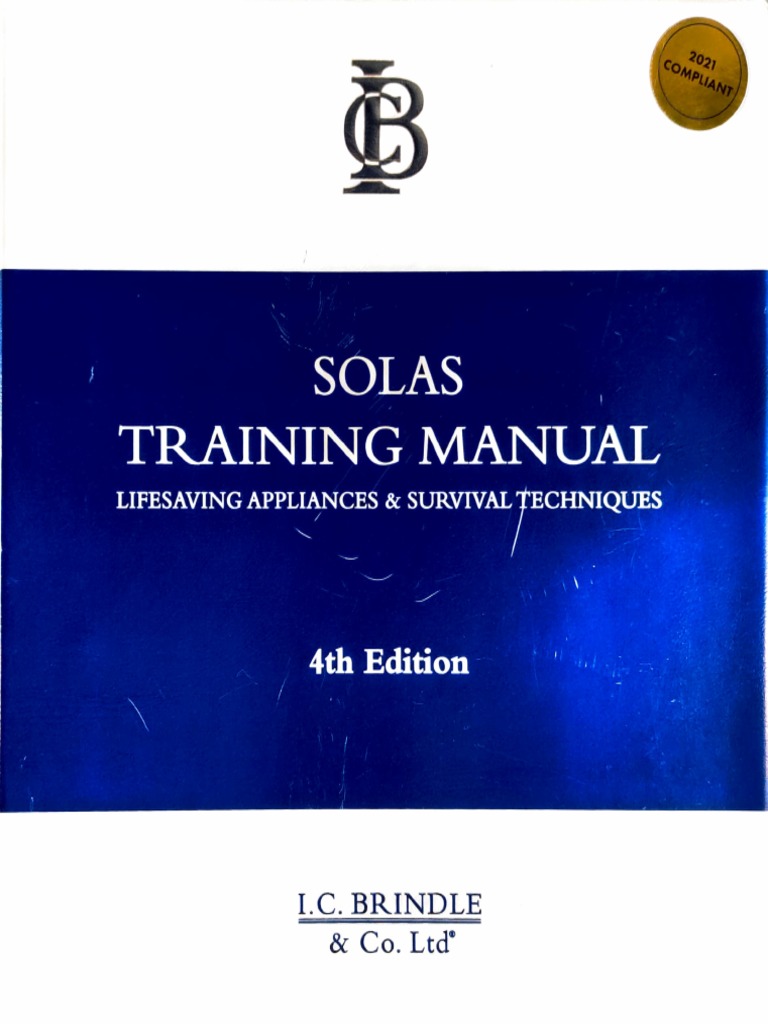 SOLAS Training Manual PDF