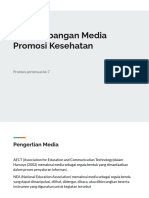 Pengembangan Media Promosi Kesehatan