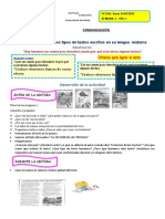 1 Lunes Sesiòn 3 de Abril Comunicación 4 Grado C Causa y Efecto