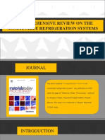 A Comprehensive Review On The Sustainability of Refrigeration System