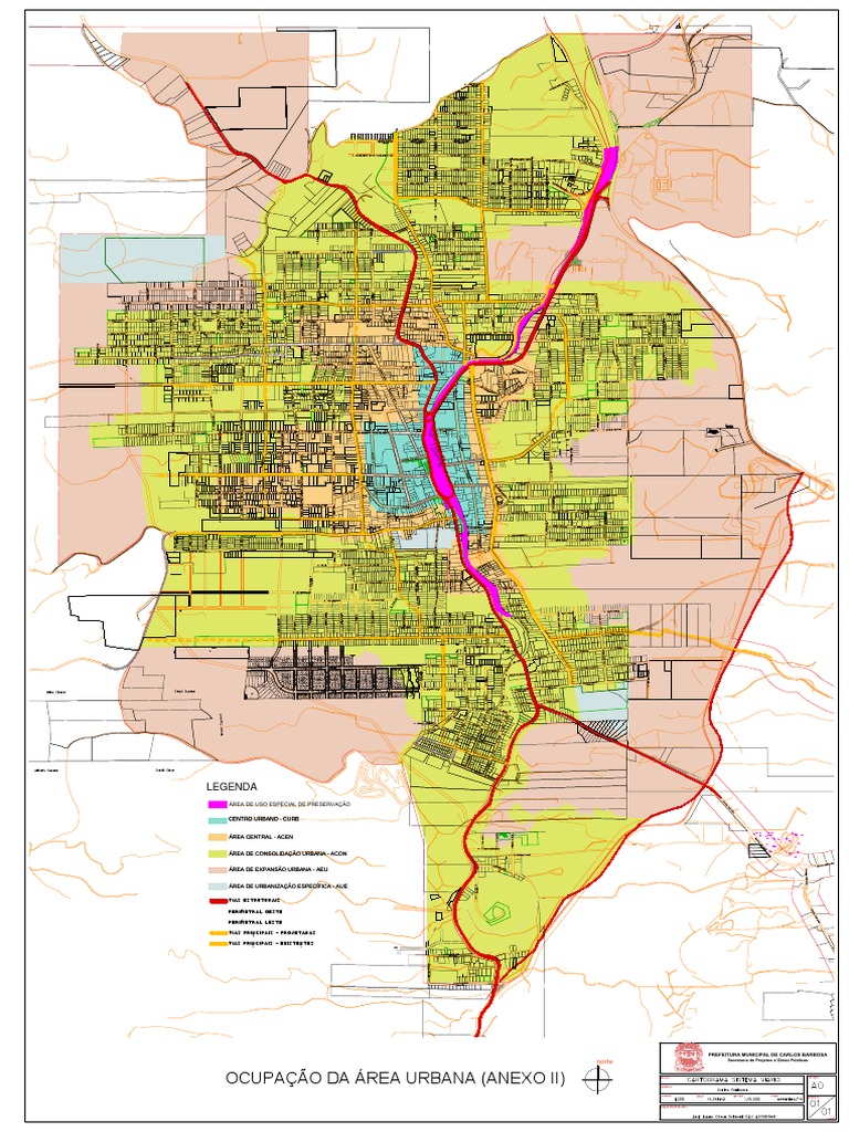Mapa de Zoneamento de Carlos Barbosa | PDF
