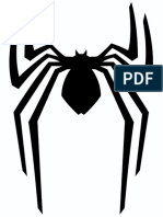 Spiderman logo print