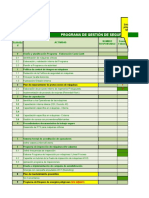 CARTA GANTT Programa de Gestión de Seguridad de Máquinas Criticas PROSEMEH, EX PROSEMA