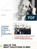 Management by Objective by Peter Drucker