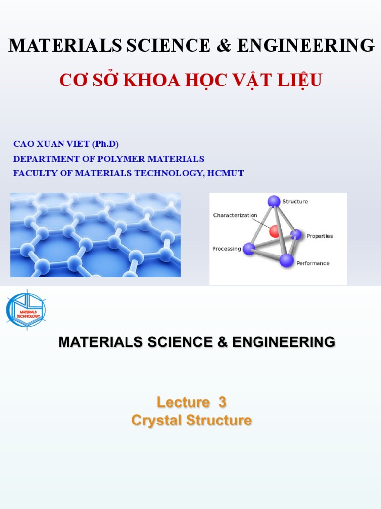 Lecture 3 - Crystal Structure (27.8.2021) | PDF