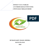 Pedoman Tata Naskah Formulir dan Rekam Medis RS Graha Medika