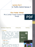 Lecture 3 Introduction To Traffic Control Devices I