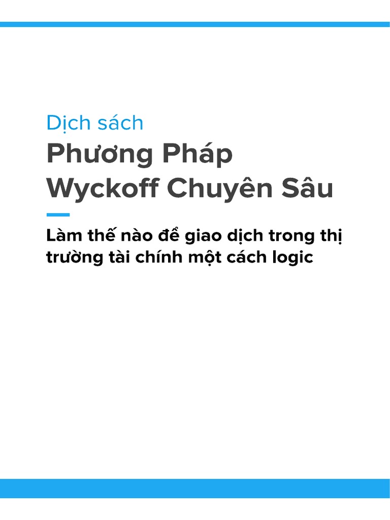 VNese The Wyckoff Methodology in Depth 04082021 PDF