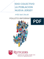 Info Booklet: NJ Cohort Study (Spanish) 