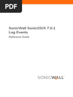 12 SonicOS-X - 7.0.1 - LogEvents - ReferenceGuide