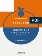 Synthèse Baromètre Numérique Responsable 2022 OpenCitiz