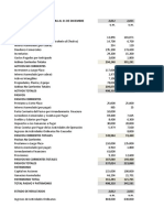 Estado financiero XYZ 2012-2011