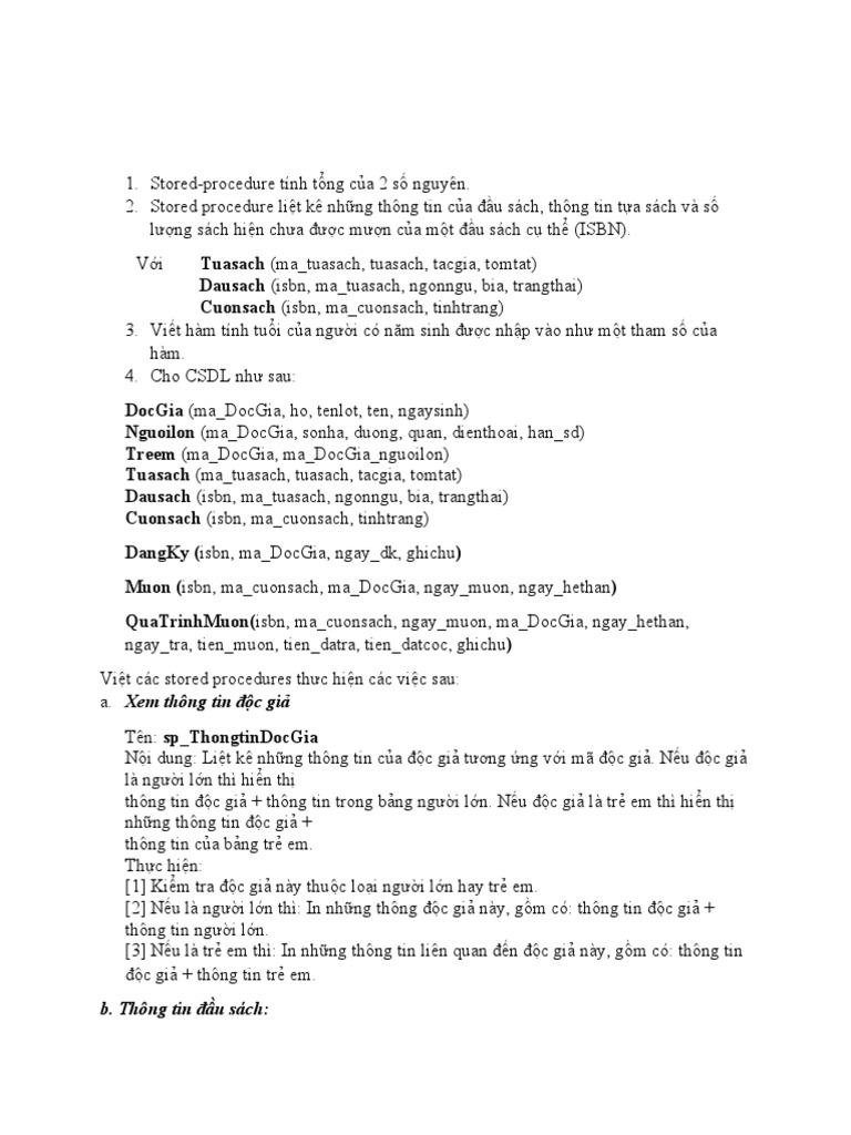 BT Trigger Thu Tuc Va Ham | PDF