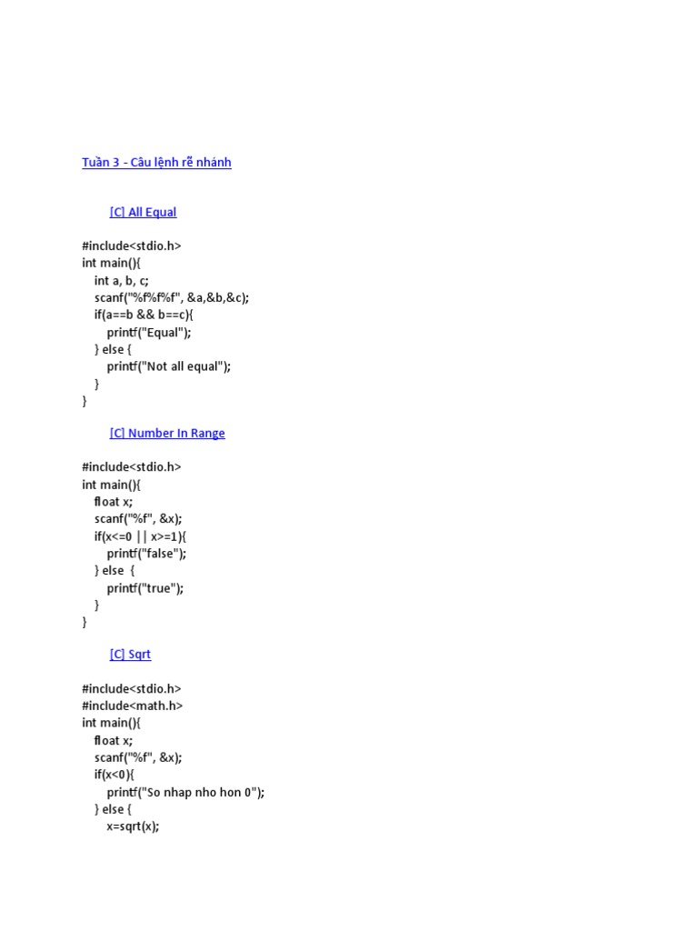 C Programming Conditional Statements | PDF | Computer Science ...