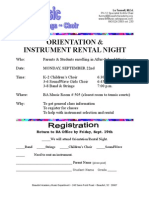 Orientation Registr Nite