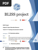 BLISS-O3-T1 U2 Blockchain Platform v0.1.1