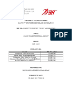 SPE 351 Group Proposal Report