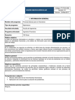 D. Finanzas Básicas para No Financieros