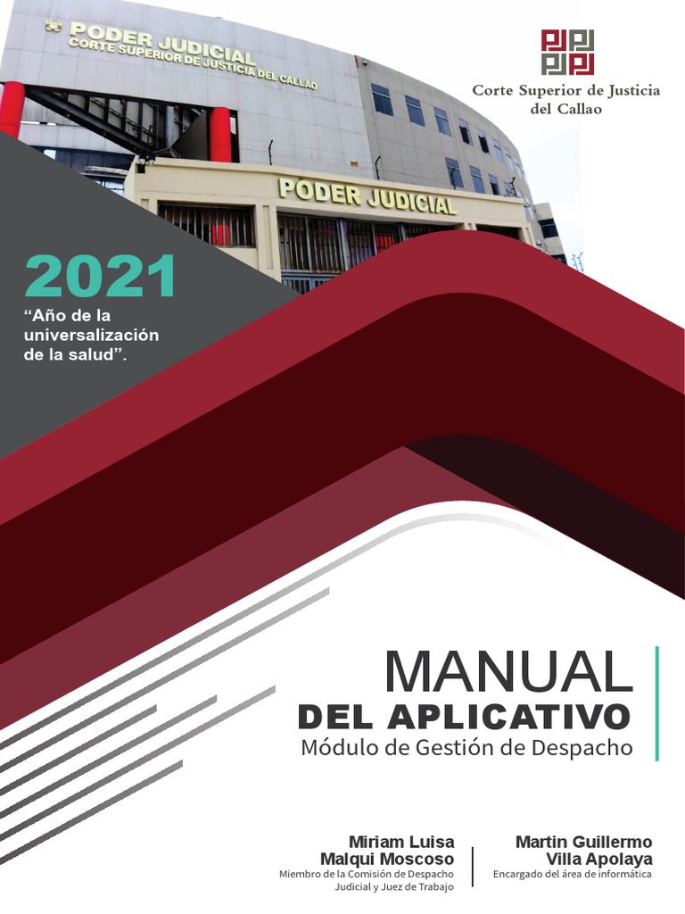 Manual De Gestion De Despacho Judicial Pdf Ley Pública Judicaturas