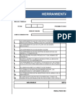 Check List Herramientas Manuales