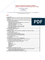 Normas de Estilo en La Redacción de Trabajos Académicos - APA, 7 Edicion