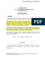 Racismo Y Acciones Afirmativas en Uruguay: Mag. Mónica Olaza