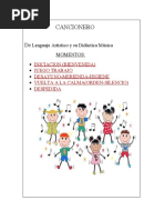 Canciones de saludo para niños | PDF | Artes del Lenguaje y Comunicación
