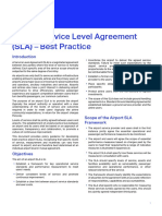 Airport Service Level Agreement