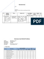 Kisi-Kisi - Instrumen Dan Rubrik Penilaian Fix