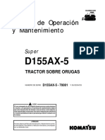 manual operacion y mantencion komatsu D155ax