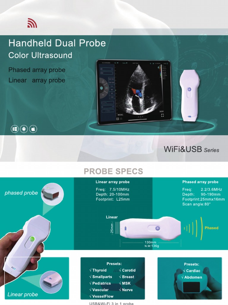 Versatile Ultrasound Probe Specs | PDF | Computer Hardware ...