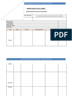 Matriz Arde Plan de Clase