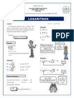 Ejercicios de Logaritmos para Quinto de Secundaria