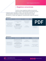 Ejercicio 5.1 Registar Emociones