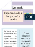 Seminario Importancia de La Comunicación