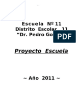 proyecto escuela 2011