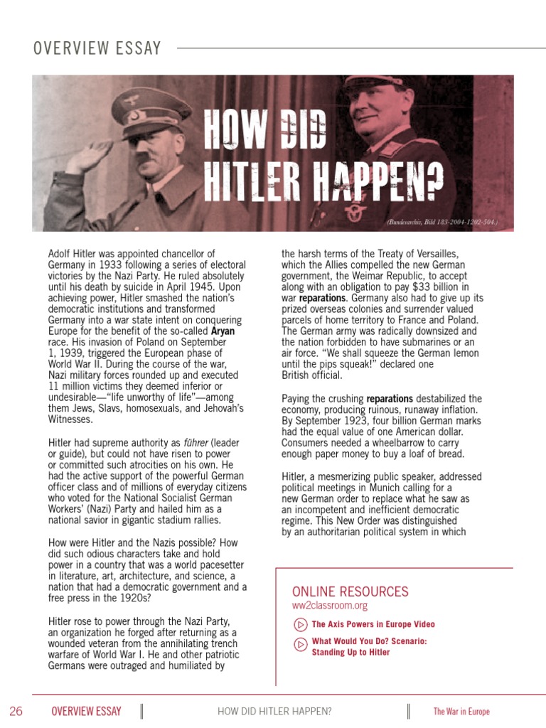 How Hitler Rose to Power in Germany | PDF | Nazi Germany | Adolf Hitler