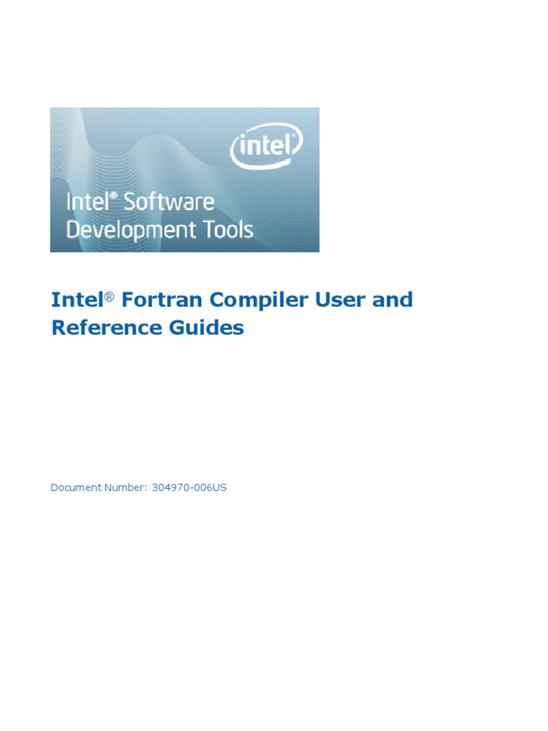 Intel Fortran Reference Manual – EIMIZ