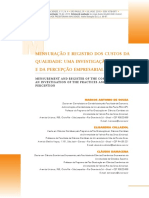 Artigo-SEM MARCAS-Mensurao e Registro Dos Custos Da Qualidade